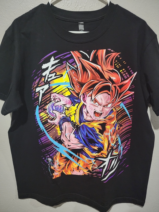 Other - Dragonball Z Goku Graphic Tee - Animated UV Action Print